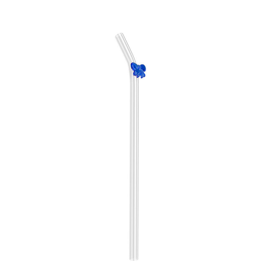 Transparent Bow Glass Straw