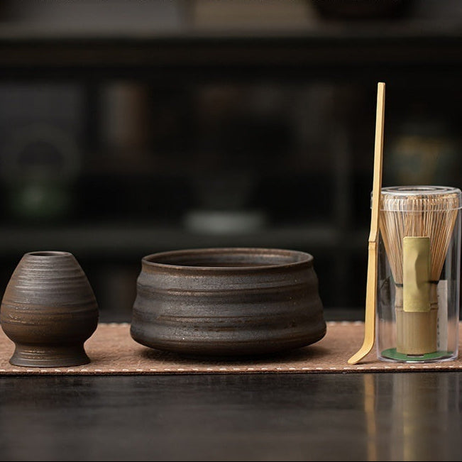 Rustic Ceramic Matcha Set