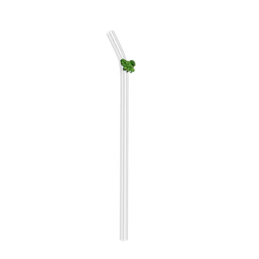 Transparent Bow Glass Straw